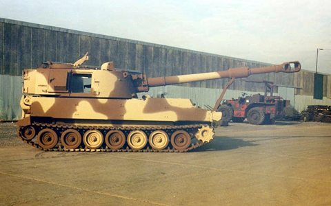 M109 155mm Self Propelled Howitzer